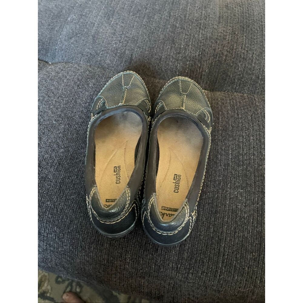 Clark's Womens Black Soft Cushion Evianna Fig Slip On Loafer Flats Size 7.5 - Picture 13 of 13